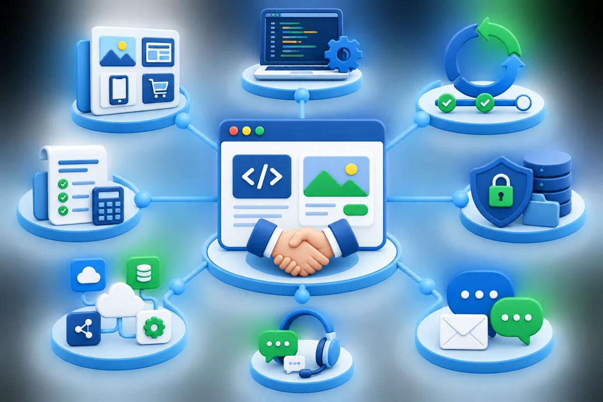 Web development company evaluation criteria