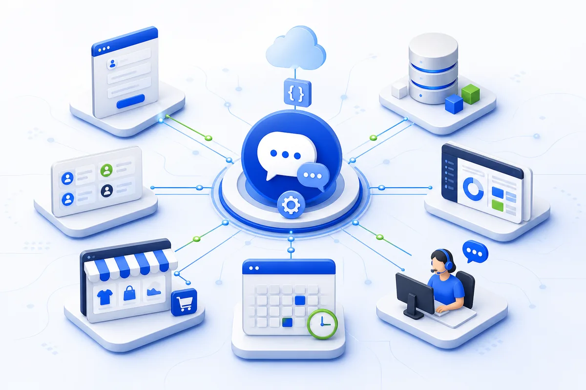 WhatsApp Business API integrations with websites CRM ecommerce and support systems